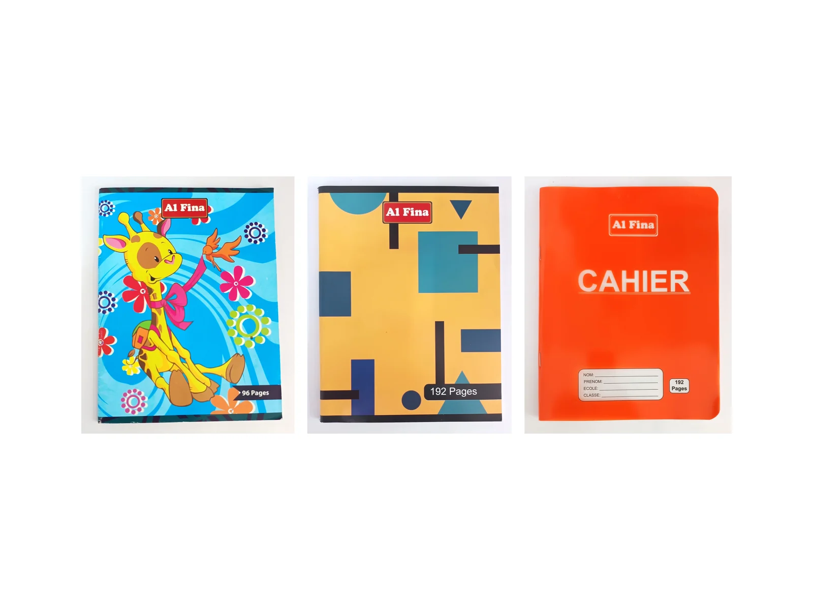 Al Fina · Cahiers de 48 à 196 pages