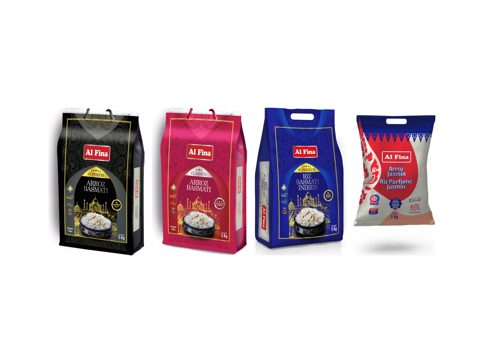 Al Fina · Riz basmati, étuvé et jasmin
