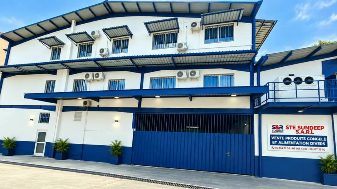 Centro da cidade · Armazém frigorífico e de secos · Pointe-Noire